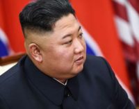 Kim Jong Un wipes away tears during rare apology to North Koreans