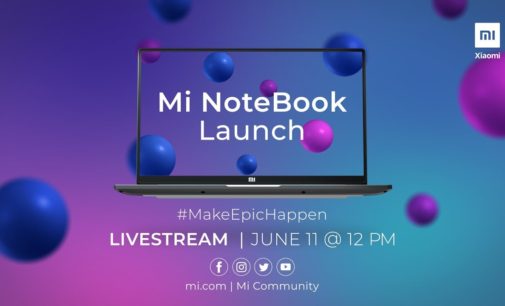 XIAOMI MI NOTEBOOK TO LAUNCH TODAY AT 12 PM IN INDIA