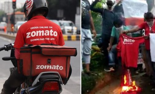 Kolkata: Zomato delivery boys quit job protesting Chinese investment in company