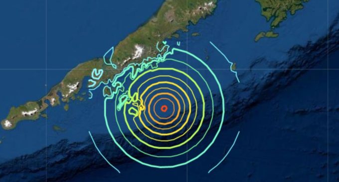 7.8 Magnitude Earthquake Hits Off Alaska