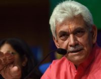 Manoj Sinha appointed new Lieutenant Governor of J&K