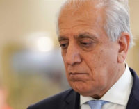 US special envoy Khalilzad to reach Pakistan today, New Delhi next stop