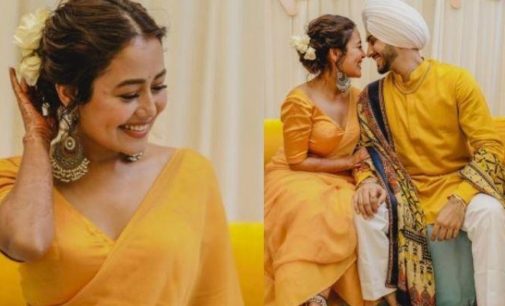 More Stunning Pics From Neha Kakkar And Rohanpreet Singh’s Haldi Ceremony