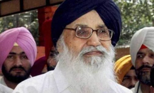 Parkash Singh Badal returns Padma Vibhushan to protest ‘betrayal of farmers’